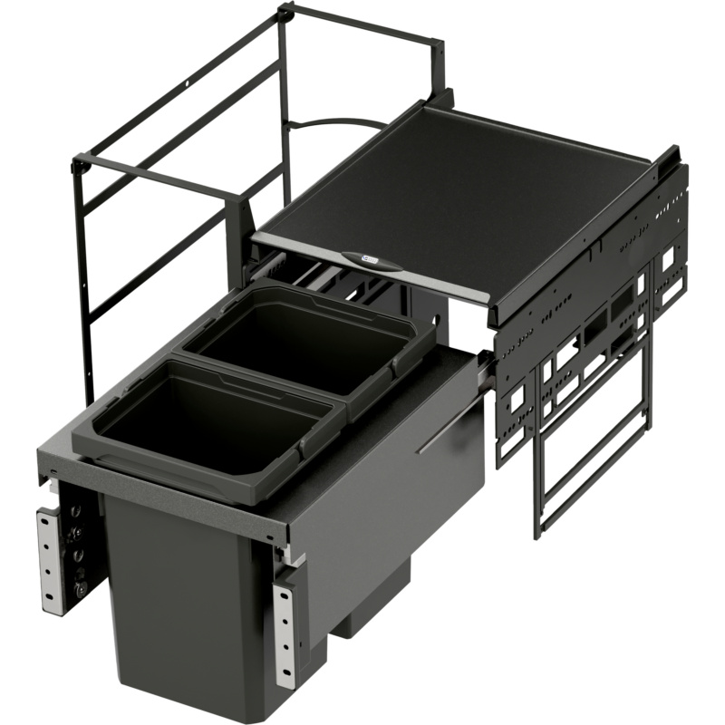 Mülltrennsystem VS ENVI Water Plus Komplettset MUELLTR-ENVI-WATER-PL-SET-LAVA-60