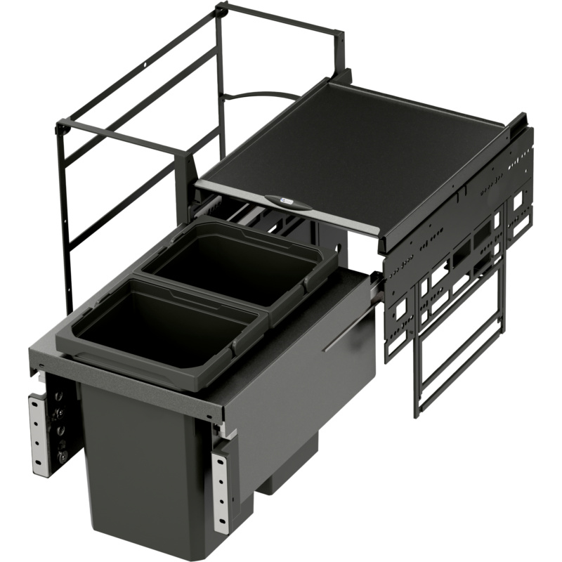 Mülltrennsystem VS ENVI Water Plus Komplettset MUELLTR-ENVI-WATER-PL-SET-LAVA-60