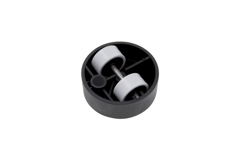 Möbeldoppelrolle drehbar MOEBLDPROLL-DESIGN-WEICH-D27-50KG