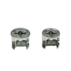Excenterbeschlag mit Bund EXZVERB-FLSH-ZD-(NI)-ST19MM