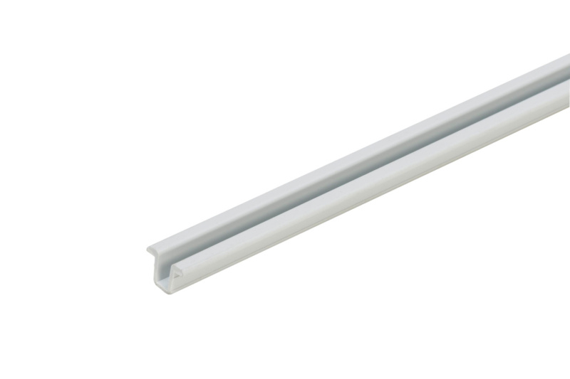 Führungsschiene Schiebetürbeschlag SB 20 E FHRGSHN-F.SHIEBTR-SB20E-PVC-GRAU-3M