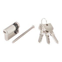 Profil-Halbzylinder W6X PRFLZYL-W6X-H-6STI-GS2-(NI)-30X10MM