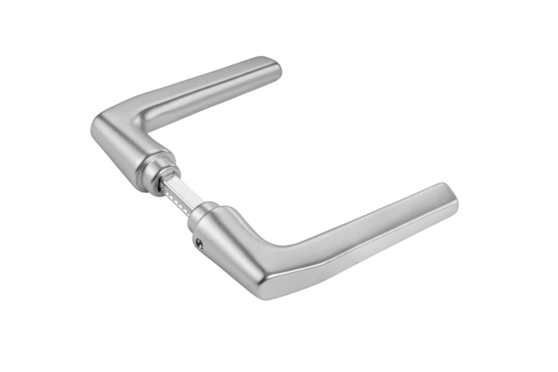 Türdrückerpaar AL 100/1 TD-ALU-AL100/1-F1-SILBER