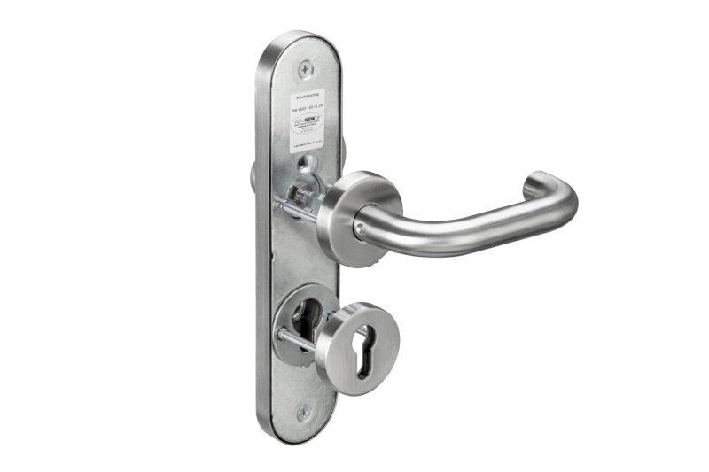 Edelstahl Kombi-Schutzbeschlag S 502 SBS-A2-KS502-ES1-WE-ZA-72-14-MATT