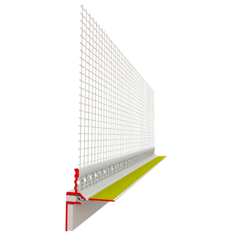 Rollladenanschlussprofil 3D Plus ROLLLADANSHLPRFL-3D-PLUS-L240CM-B11MM