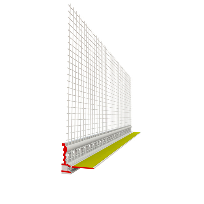 Anputzdichtleiste 3D Reno mit Gewebe