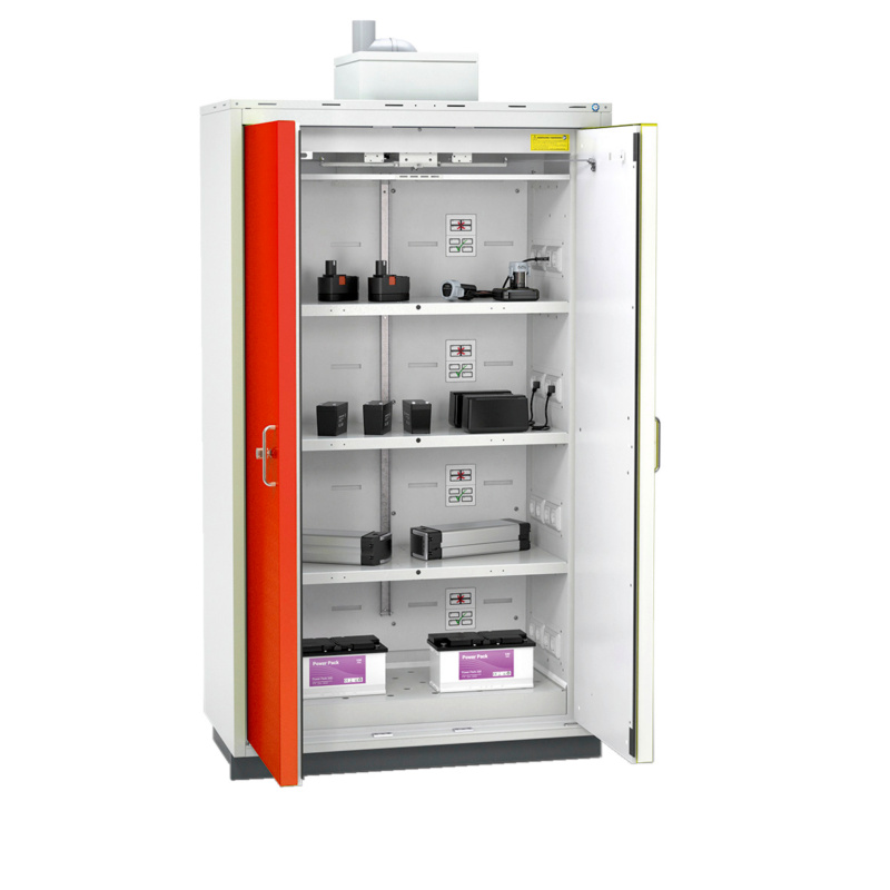Gefahrstoffschrank Typ 90 XL SISCHR-BATTERY-T90-STATION-XL-230V