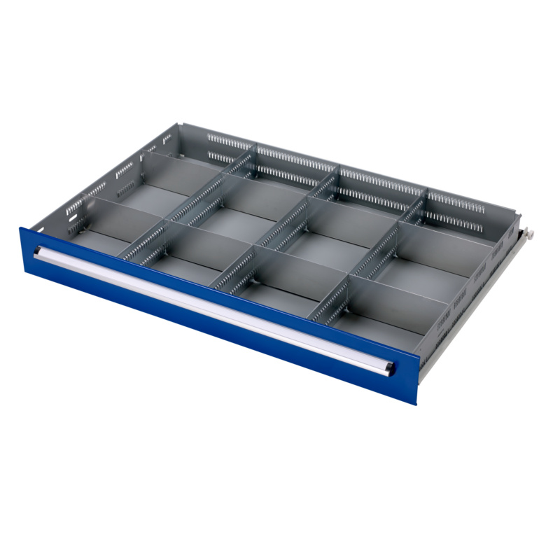 Schubladen-Einteilungs-Set BASIC, 12-fach EINTLNG-SET-F.BAS700B-12FACH-KH100
