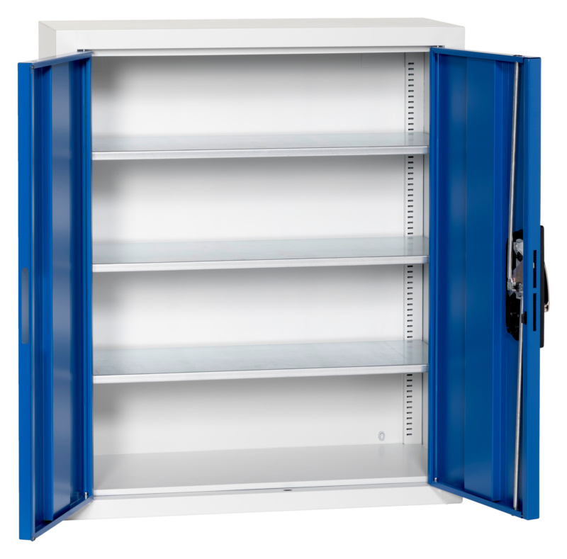 Flügeltürenschrank Tiefe 300 mm FLGTRSHRNK-LGRBOX-SLB-FB306-RAL5010