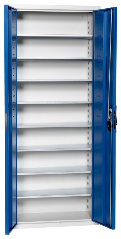 Flügeltürenschrank Tiefe 300 mm FLGTRSHRNK-LGRBOX-SLB-FB311-RAL5010