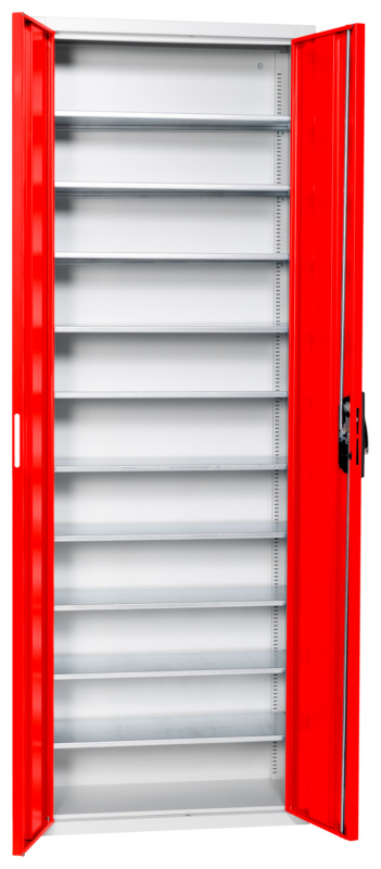 Flügeltürenschrank Tiefe 300 mm FLGTRSHRNK-LGRBOX-SLB-FB315-RAL3020