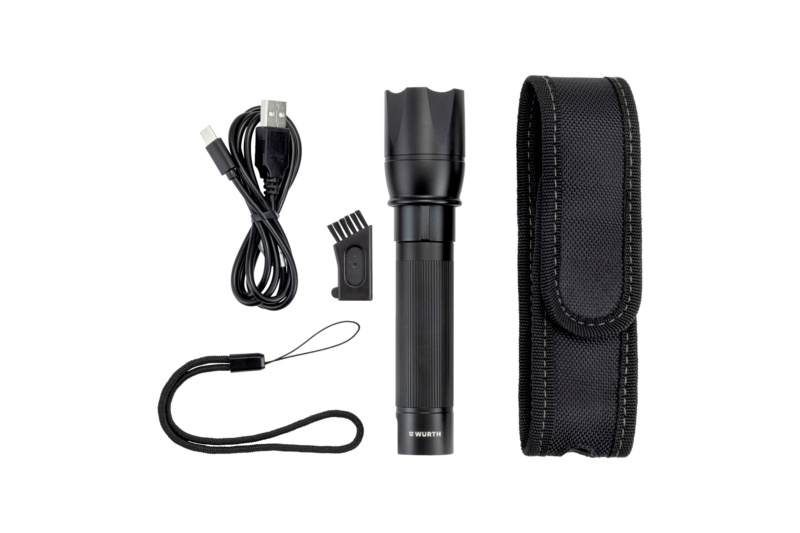 High-End Power-LED-Akku-Taschenlampe WTX7R TLA-AKKU-WTX7R-LED-1100LUMEN