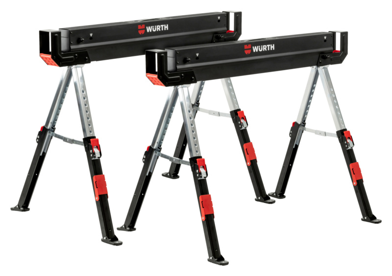 Unterstellbock Universal MNTGBOCK-HVERSTL-SCHW-(62-82CM)-1PAAR