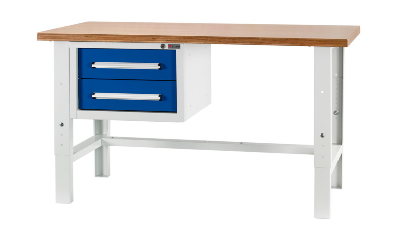 Werkbank BASIC WUSK, höhenverstellbar WRKBANK-STA-BASIC-WUSK2/2-VRSTLBR-1500MM