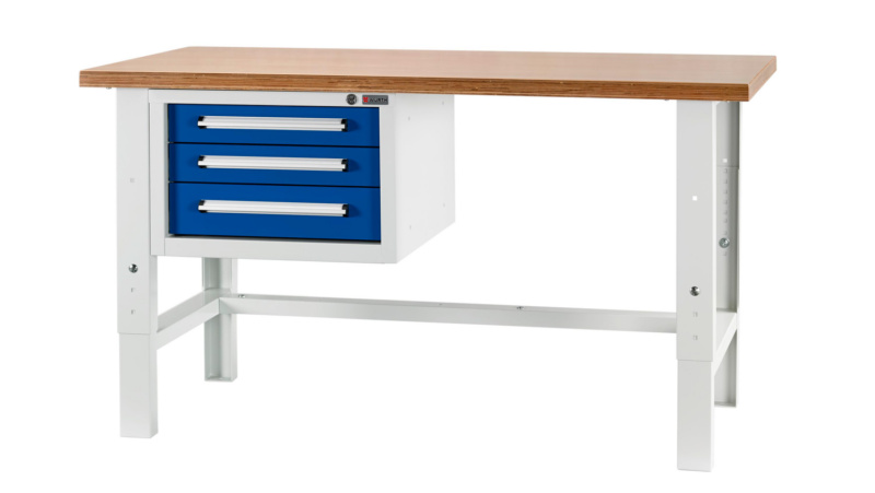 Werkbank BASIC WUSK, höhenverstellbar WRKBANK-STA-BASIC-WUSK2/3-VRSTLBR-1500MM