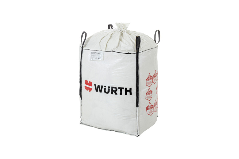 Big Bag für Mineralwolle KMF mit Schürze und Verschlussbändern