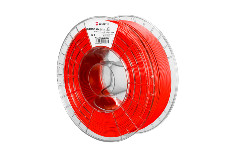 Filament ASA GF15 DRKMATL-ASAGF15-LEUCHTROT-D2,85-0,75KG