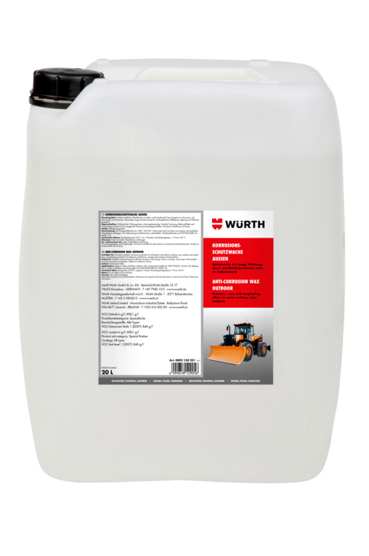 Korrosionsschutzwachs Außen KORRSHTZMITT-WACHS-AUSSEN-20LTR