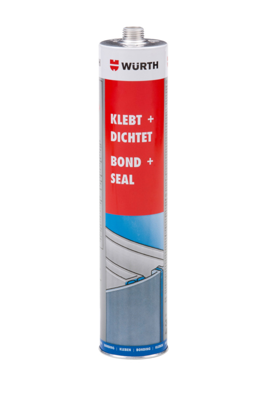 Konstruktionsklebstoff Klebt + Dichtet KONSTKLEBST-KD-GRAU-300ML