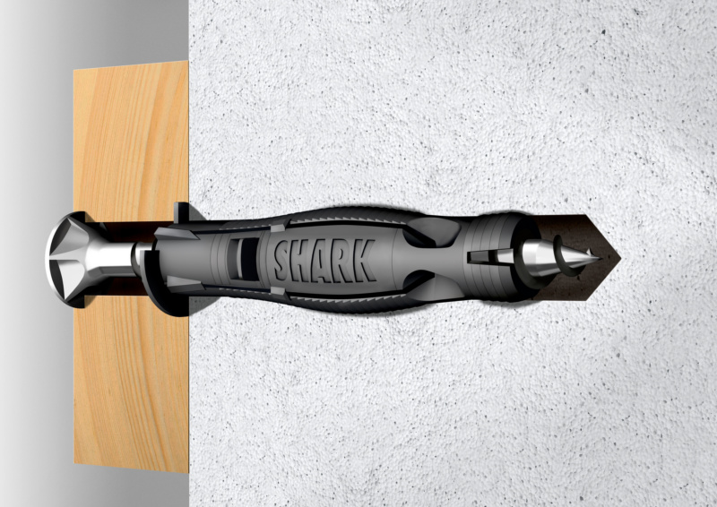 Kunststoff-Allzweckdübel SHARK Pro 8x46