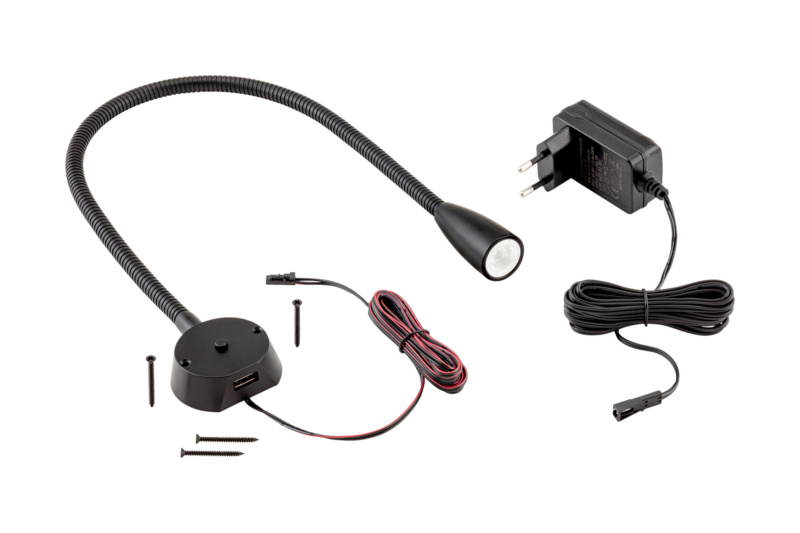 LED-Bett-Leseleuchte BLL-12-2 zum Anschrauben