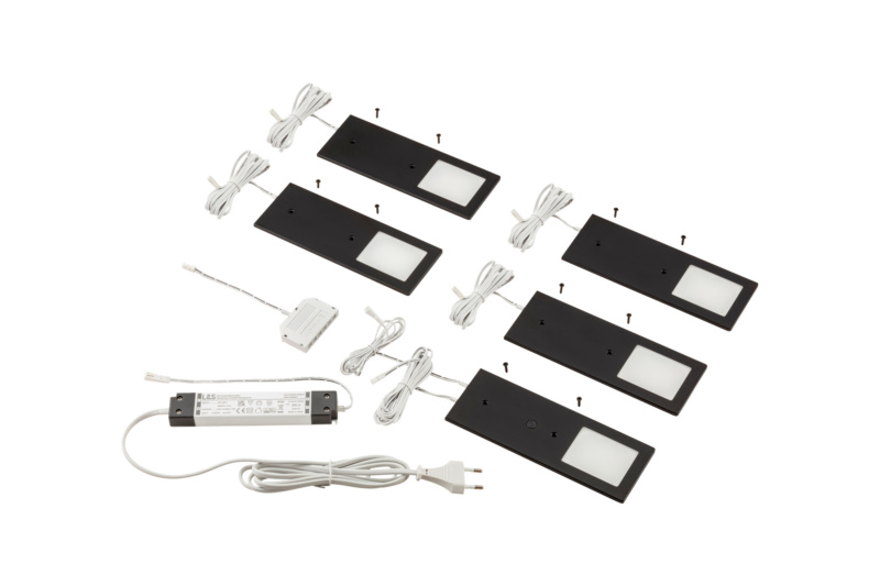 LED-Unterbauleuchte UBL-24-12-SET zum Anschrauben