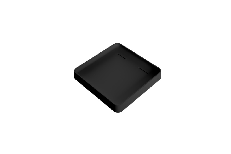 WANDMNTGPL-DP-FERNBED-EASYLUX-SCHWARZ für Fernbedienung EASYLUX Farbe: schwarz
