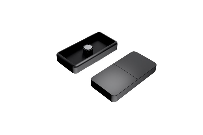 Blindabdeckung für Wandmontageplatte EASYLUX BLIABDE-F.EASYLUX-SCHWARZ