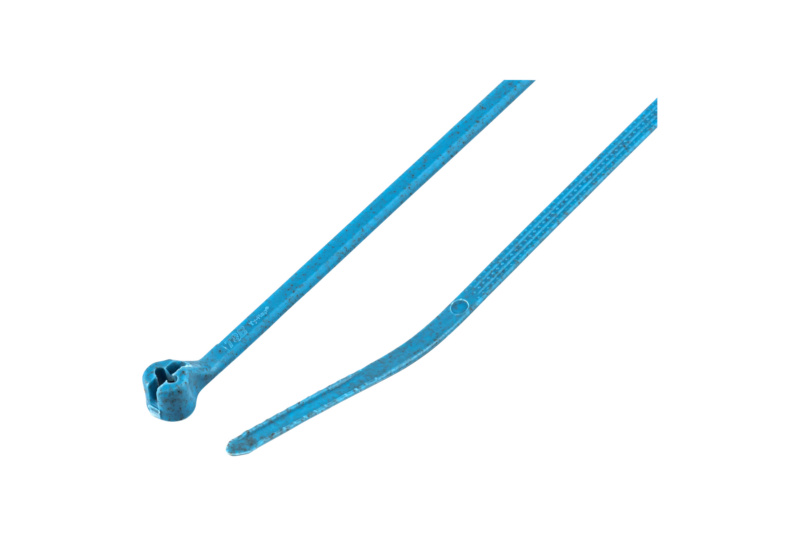 Kabelbinder KBL D aus Polyamid mit Metallzunge detektierbar blau