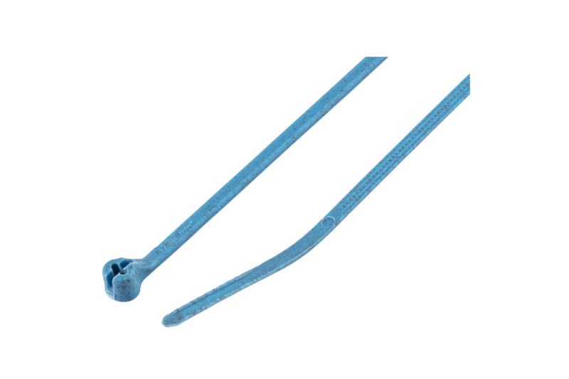 Kabelbinder KBL D aus Polypropylen mit Metallzunge detektierbar blau