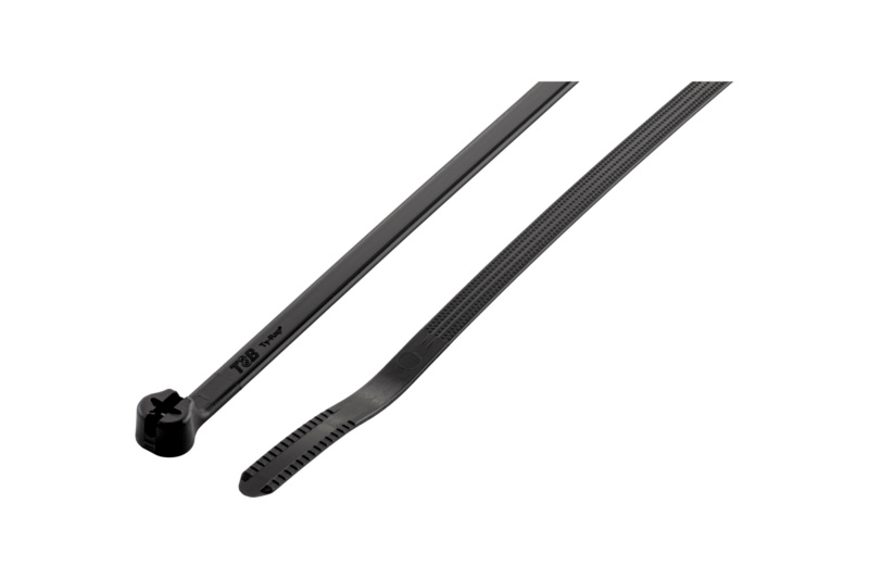 Kabelbinder KBL MZUV aus Polyamid mit Metallzunge UV-Beständig schwarz