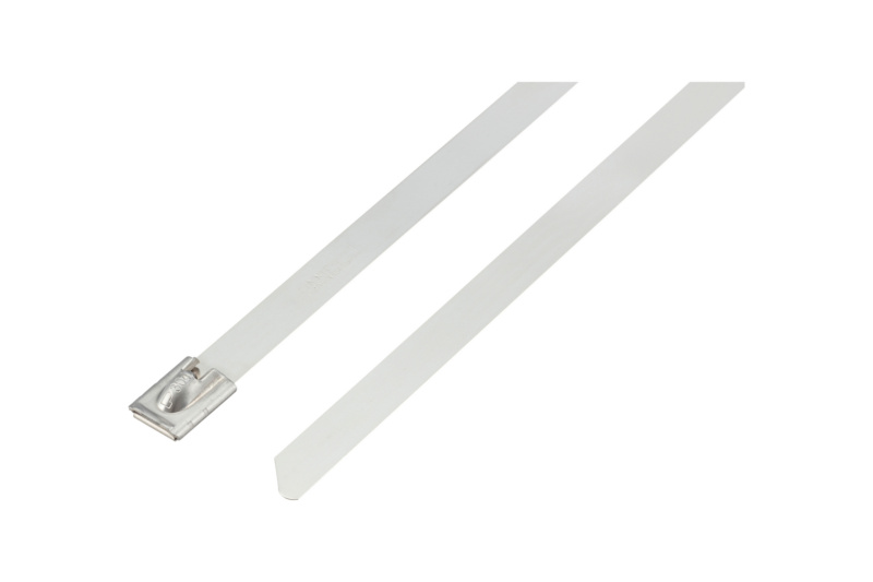 Kabelbinder KBL INOX D 25-102 mm aus Edelstahl AISI 304 V2A mit Kugelverschluss