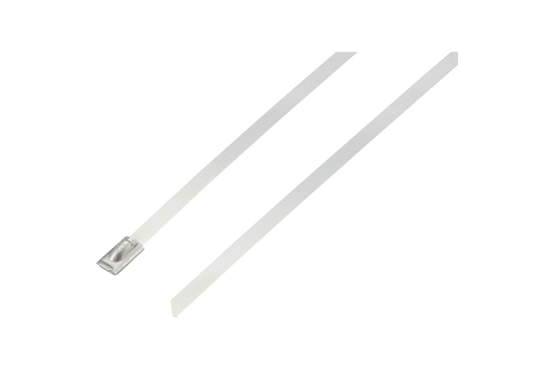 Kabelbinder KBL INOX D 19-50 mm aus Edelstahl AISI 304 V2A mit Kugelverschluss