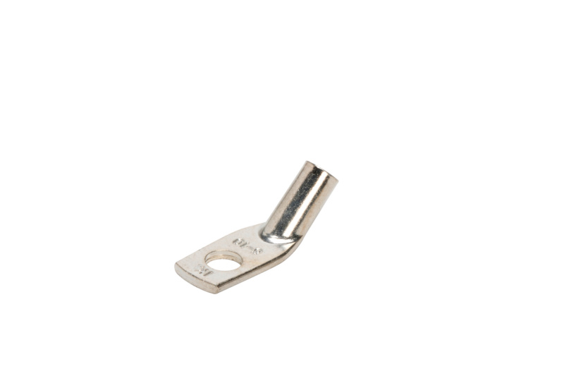 Winkelrohrkabelschuh 45° 10,0 mm²/M6 handelsüblich (DIN-ähnlich)