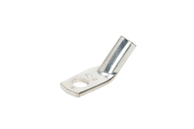 Winkelrohrkabelschuh 45° 10,0 mm²/M8 handelsüblich (DIN-ähnlich)