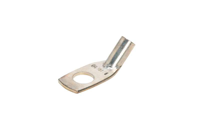 Winkelrohrkabelschuh 45° 16,0 mm²/M10 handelsüblich (DIN-ähnlich)