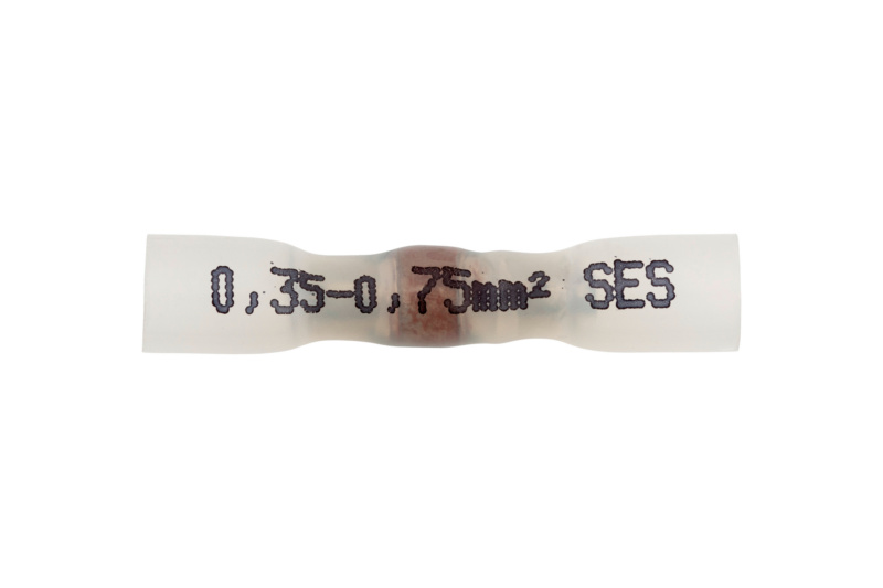 Wärmeschrumpfender Crimp- und Lötverbinder mit Farbindikator 0,35-0,75 mm²