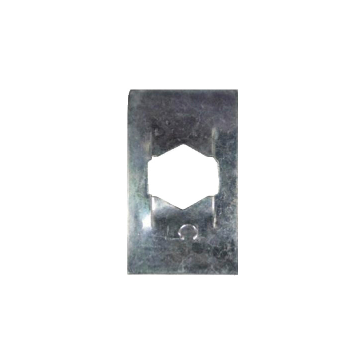 Federmutter gebogen 5,0 mm flache Form