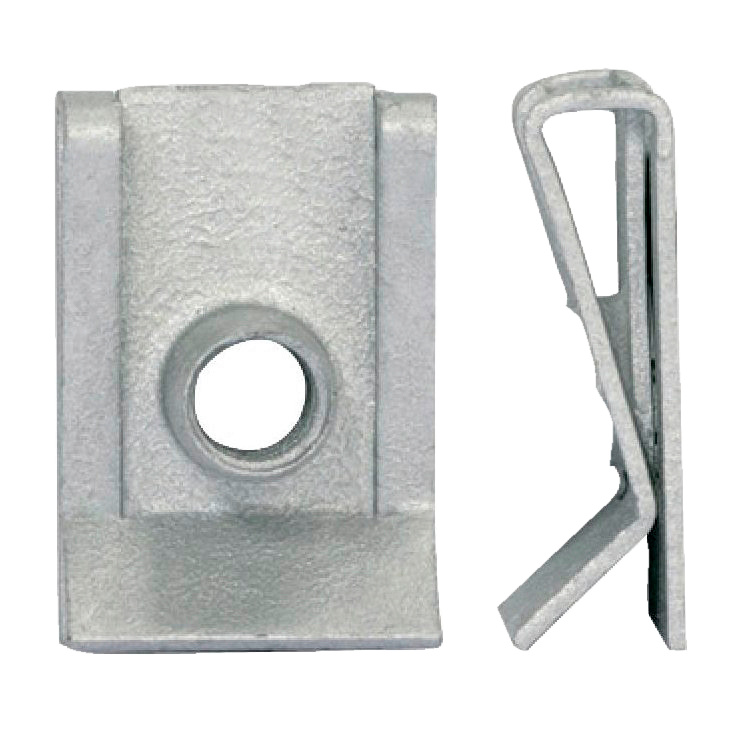 Blechmutter M 6 mit Gewindeschaft