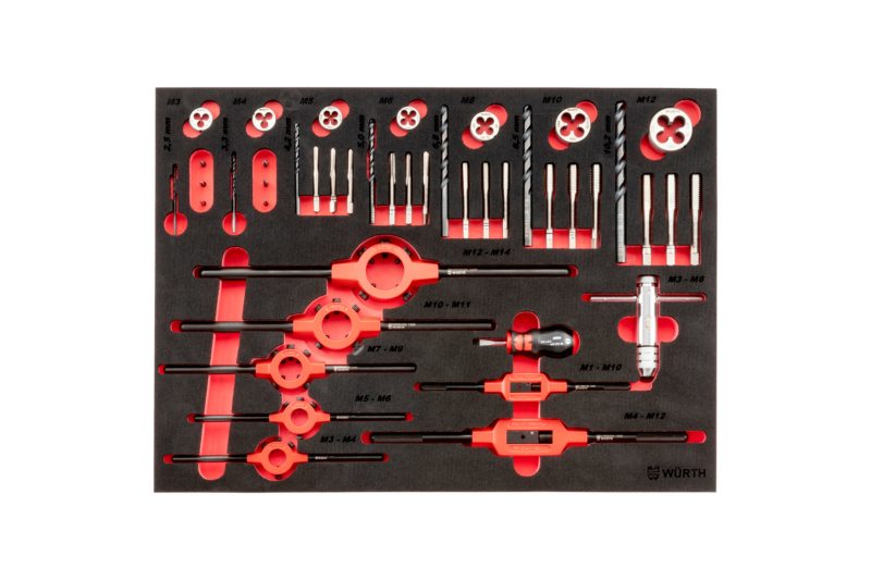 Gewindeschneidwerkzeugsatz HSS M3-M20 M3-M20
