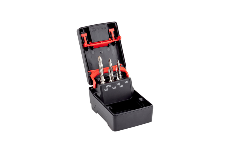 Kombi-Gewindebohrer Sortiment M3 - M10 Bit HSS SMART STEP 6-teilig