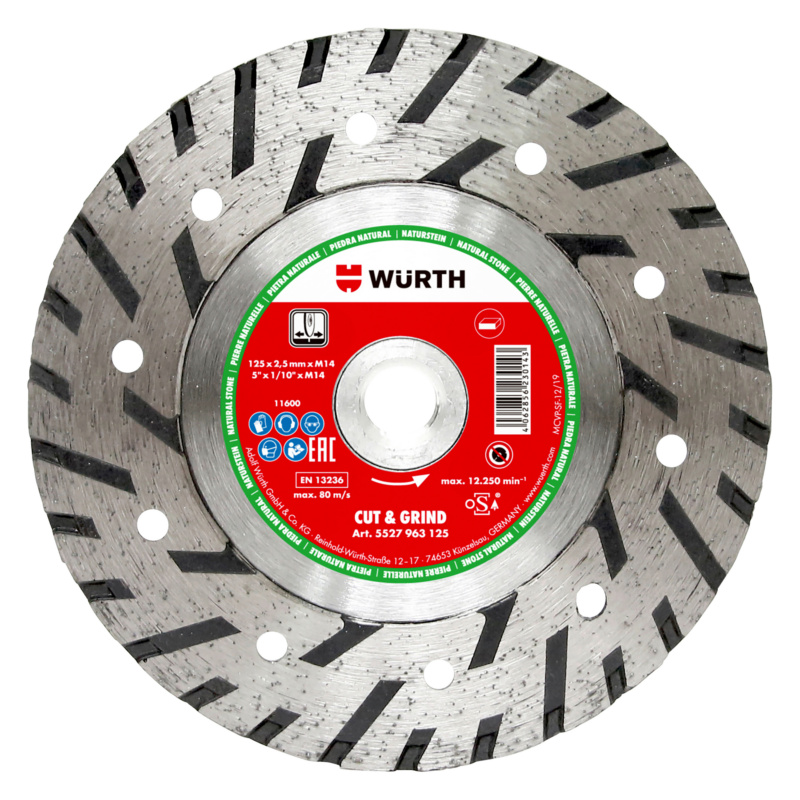 Diamantscheibe Cut & Grind M14 TSHB-DIA-CUT&GRIND-M14-D125MM