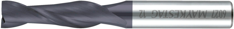 VHM-Schaftfräser, lang, Zweischneider SHFTFRS-WN-L-VHM-TN-D4