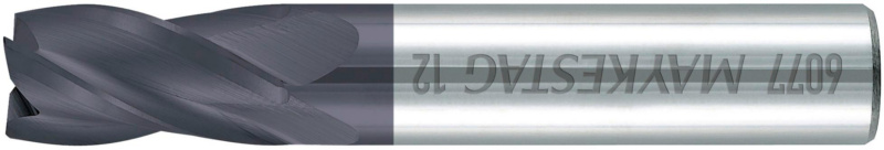 VHM-Schaftfräser, kurz, Vierschneider SHFTFRS-WN-K-VHM-TN-D12