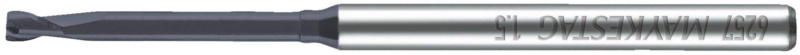 VHM-Mini Fräser, Zweischneider FRS-VHM-HSC-MINI-WN-K-TN-D2,0MM