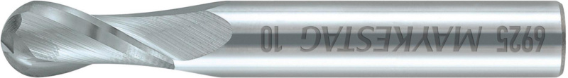 VHM-Radiusfräser, kurz, Zweischneider FRS-RADI-WN-AL-VHM-W-D2,0MM