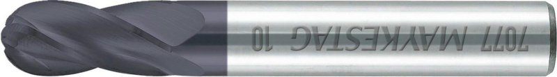 VHM-Radiusfräser, kurz, Vierschneider FRS-RADI-MINI-WN-K-VHM-TN-D4,5MM