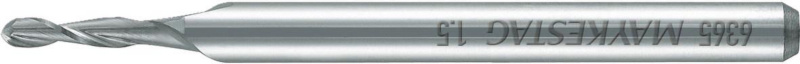 Mini Fräser VHM WN-K Z2 3xD 30° Typ N HA FRS-RADI-MINI-WN-K-VHM-D0,6MM