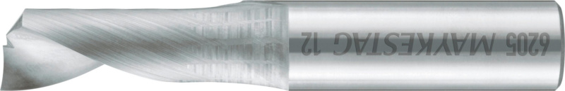 VHM-Einzahnfräser Aluminium FRS-1ZA-WN-AL-VHM-W-D2,5MM