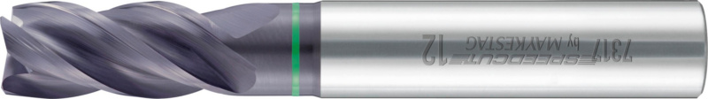 Fräser SC DIN 6527L Z3 2xD 34-36° TiAlN-S HA FRS-VHM-SP-DIN6527L-UV-TNS-HB-D10,0